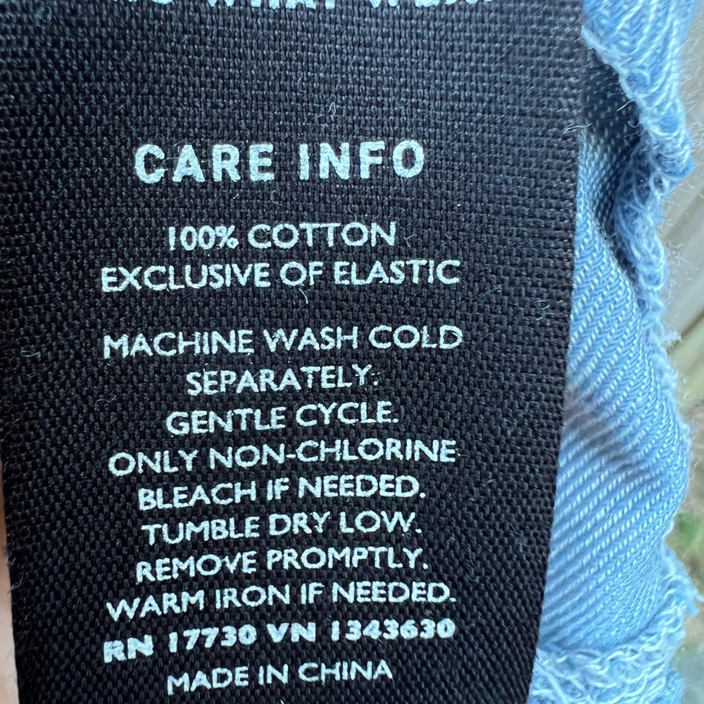 WHO WHAT WEAR Denim Dress with Balloon Sleeves size XS - Picture 5 of 10